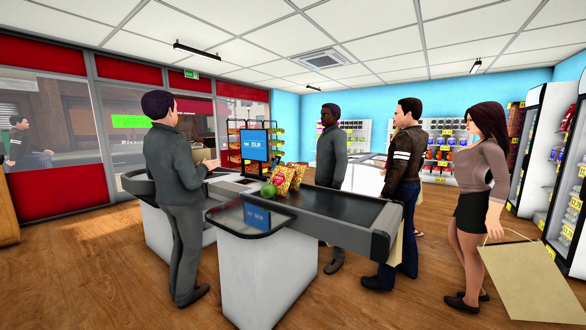 超市管理模拟器|800M大小|官方中文|支持手柄|Shopkeeper Simulator|Shopkeeper: My First Supermarket