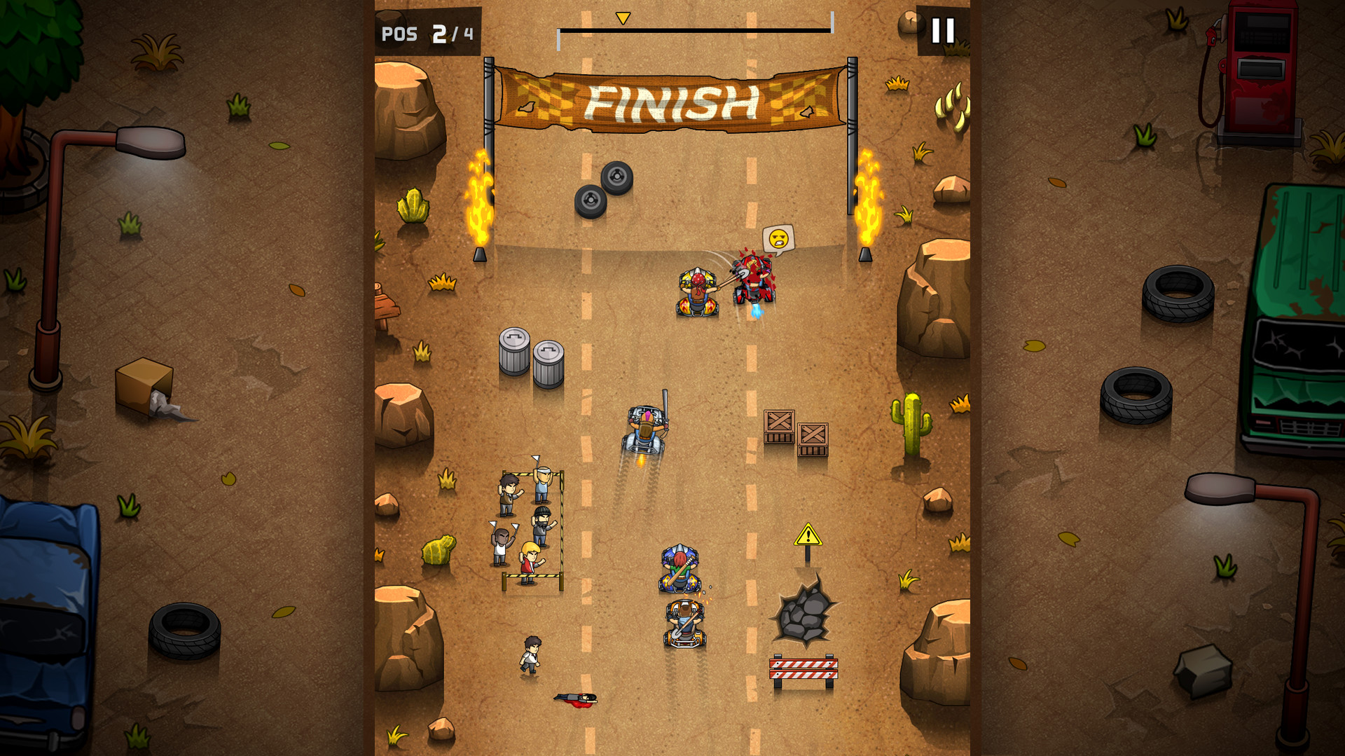 粗鲁的赛车手/Rude Racers: 2D Combat Racing - 3