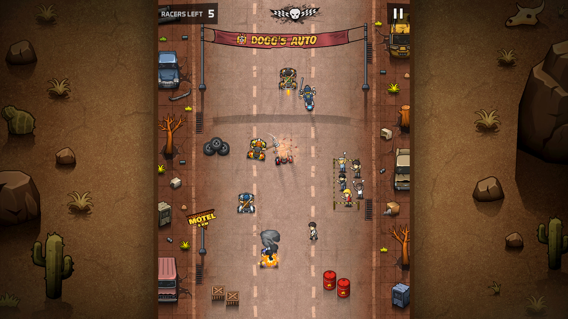 粗鲁的赛车手/Rude Racers: 2D Combat Racing - 2