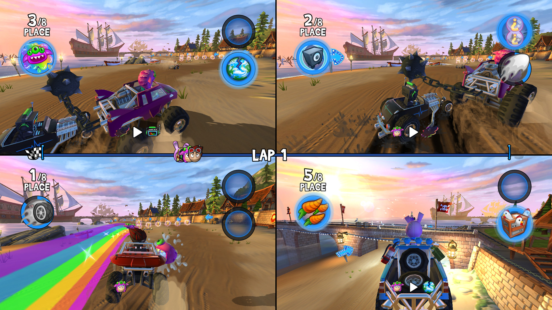 沙滩车竞速2：岛屿冒险|全DLC|500M大小|官方中文|支持手柄|Beach Buggy Racing 2: Island Adventure