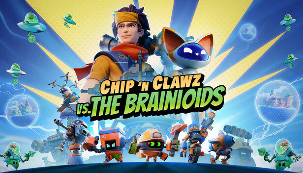 Save 10% on Chip 'n Clawz vs. The Brainioids on Steam