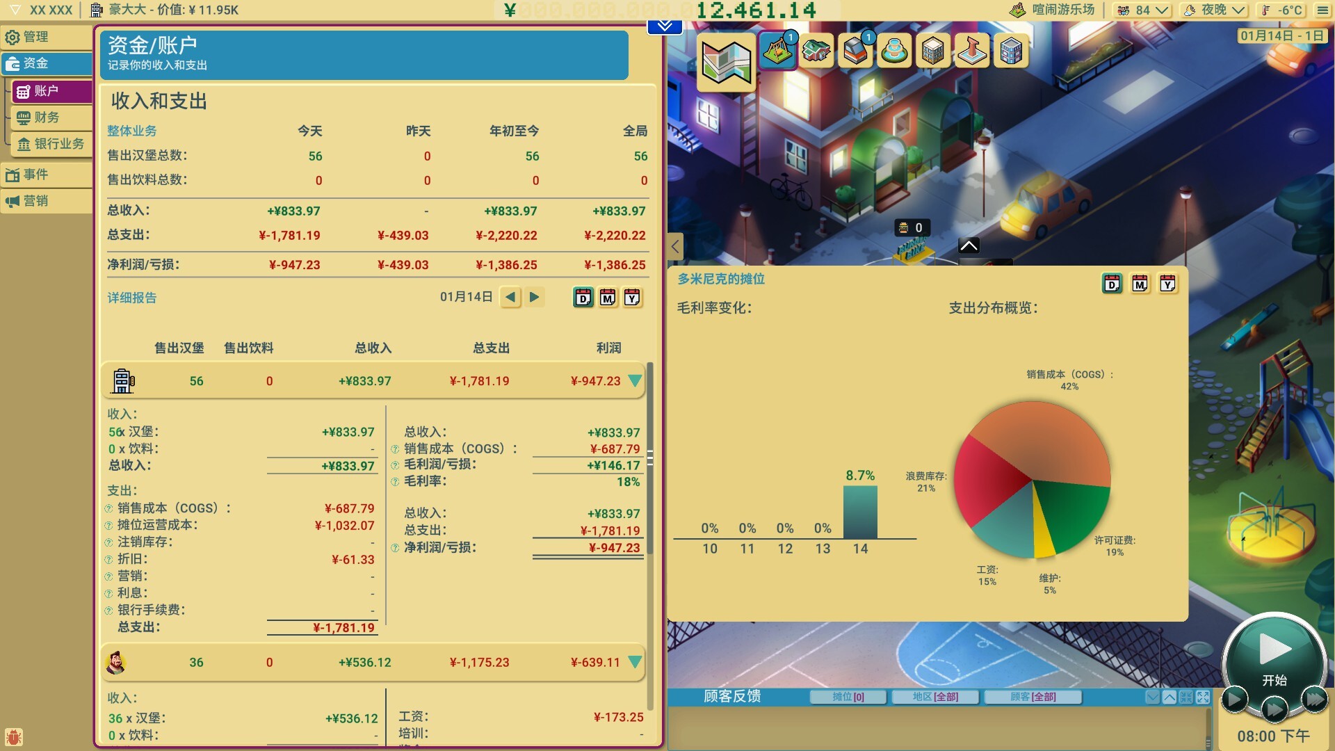 商业奇才:舌尖上的路边摊/Business Heroes: Street Grub v0.902.1|策略战棋|容量2.5G|免安装绿色中文版|支持键盘.鼠标-小辉娱乐网