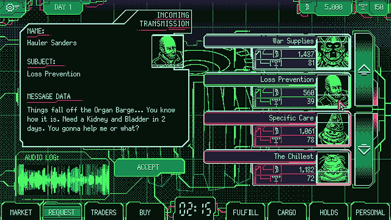 太空军阀器官交易模拟/Space Warlord Organ Trading Simulator