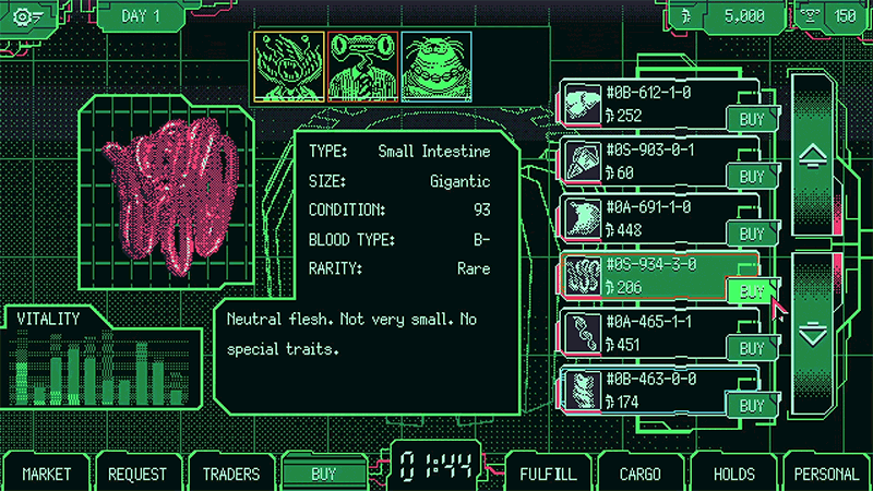 太空军阀器官交易模拟/Space Warlord Organ Trading Simulator