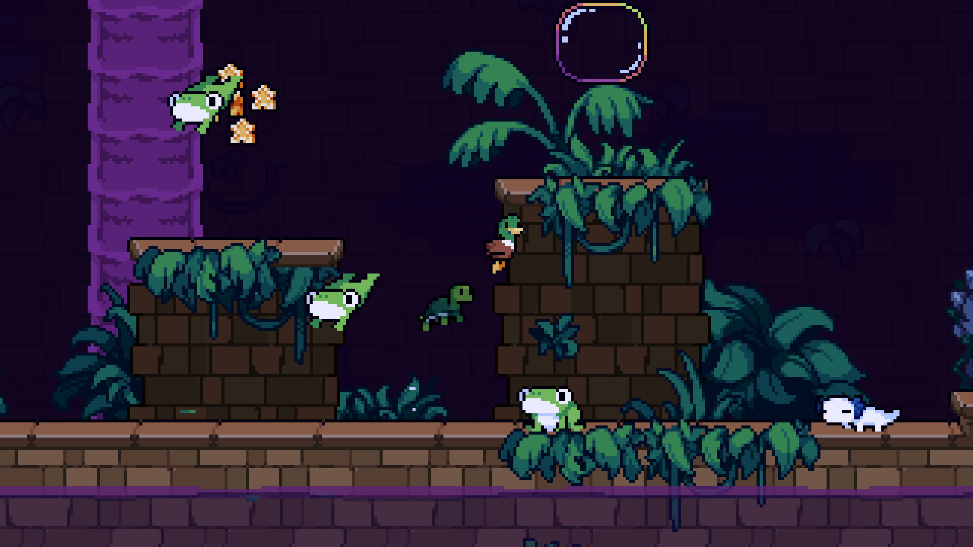 随风逐珠与棋舞风暴：经典平台跳跃游戏“Windswept”介绍插图