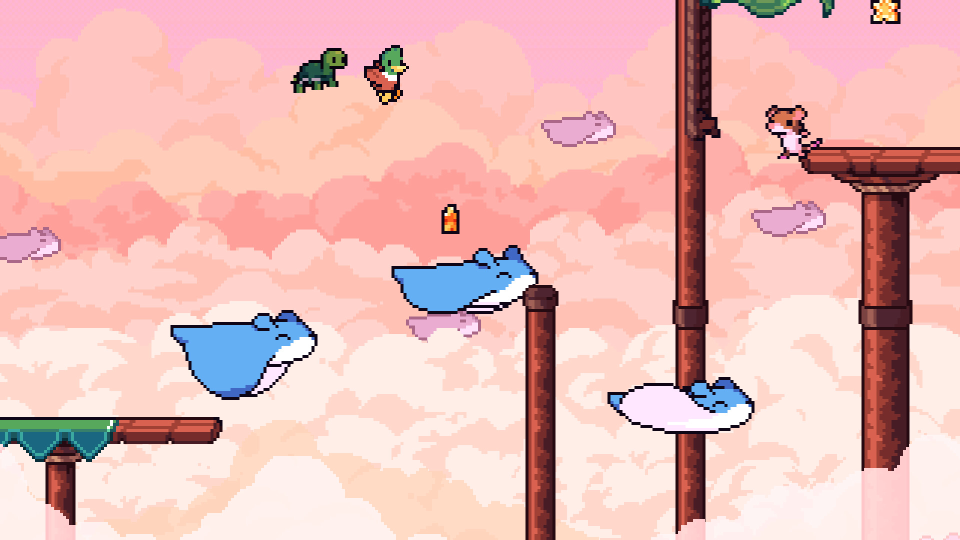 随风逐珠与棋舞风暴：经典平台跳跃游戏“Windswept”介绍插图4