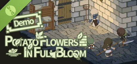 Potato Flowers in Full Bloom Demo