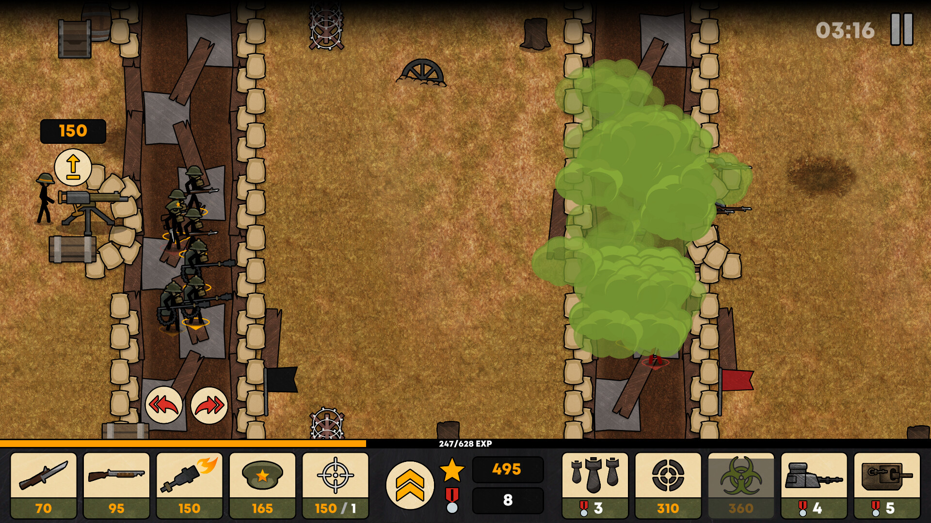 火柴人战壕（无中文）/Stickman Trenches 截图 8