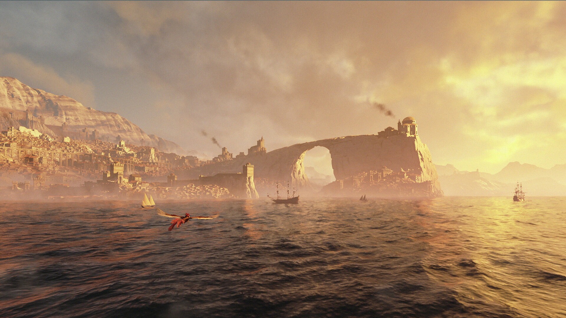 贪婪之秋/GreedFall 学习版 海军遭遇大萧条|水中的火山游戏场景