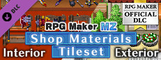 RPG Maker MZ - Shop Materials Tileset - Interior / Exterior