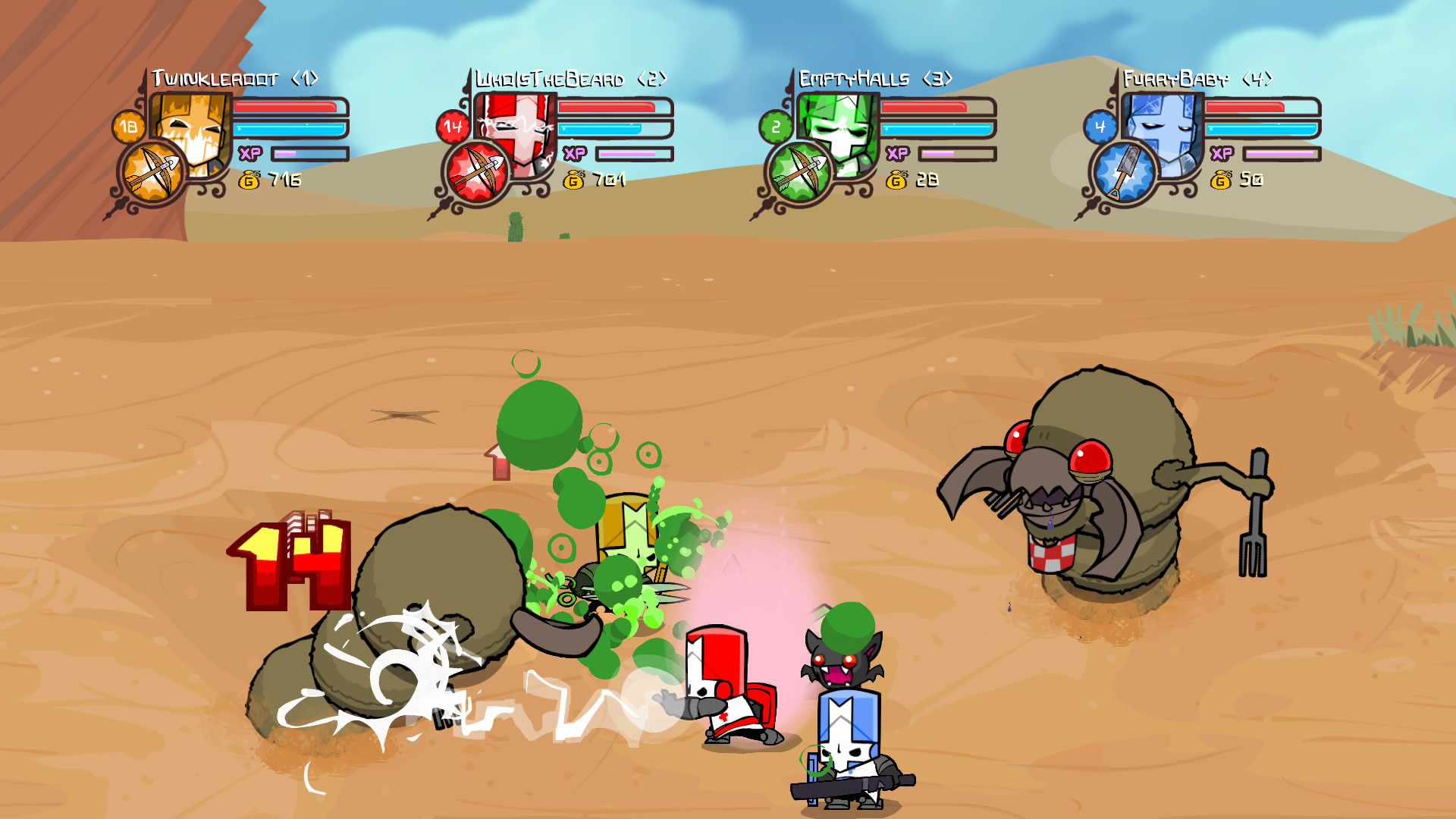 城堡毁灭者|官方中文|支持手柄|Castle Crashers®|城堡破坏者插图4