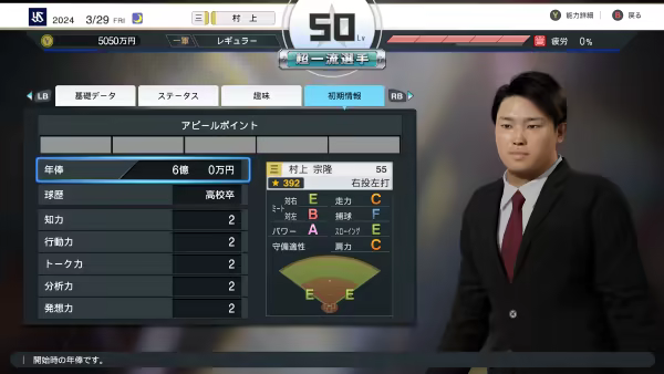 职业棒球之魂2024-2025|虚拟机版|v2.8.0|官方中文|Professional Baseball Spirits 2024-2025 HYPERVISOR插图13咸鱼单机官网