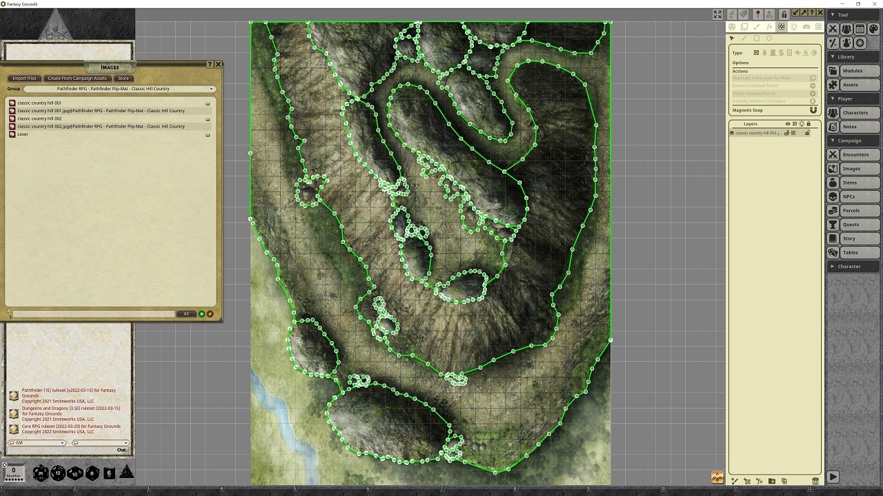 Fantasy Grounds - Pathfinder RPG - Pathfinder Flip-Mat - Classic Hill ...