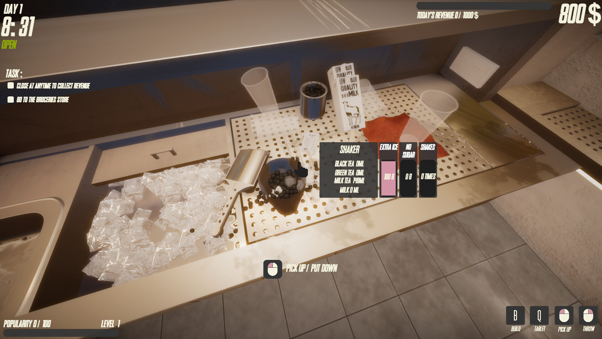 图片[4]-奶茶店模拟器（Boba Tea Shop Simulator）Build.22778391[中文][1.48G]-极客游戏