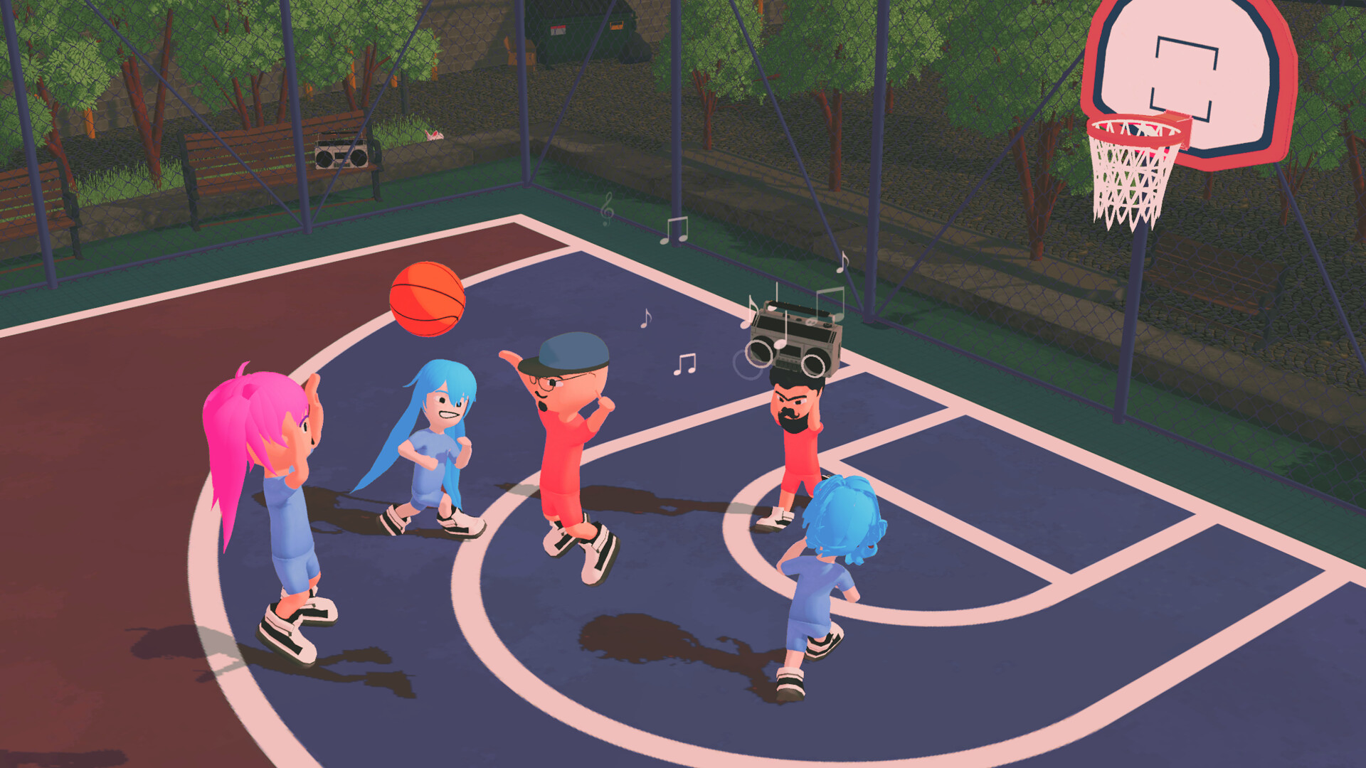 《篮筐战士: 派对篮球(Hoop Fighters: Party Basketball)》|V1.0|中文|免安装硬盘版