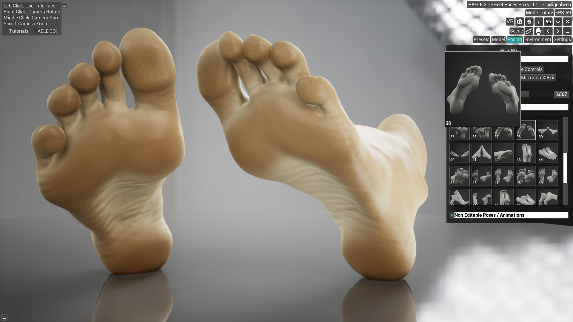 足部造型模拟器 - 专业版|官方中文|HAELE 3D - Feet Poser Pro - 9