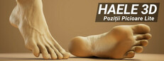 HAELE 3D - Poziții Picioare Lite - Referințe pentru desen