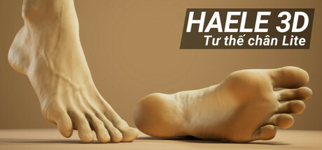 HAELE 3D - Tư thế chân Lite - Tài liệu tham khảo vẽ