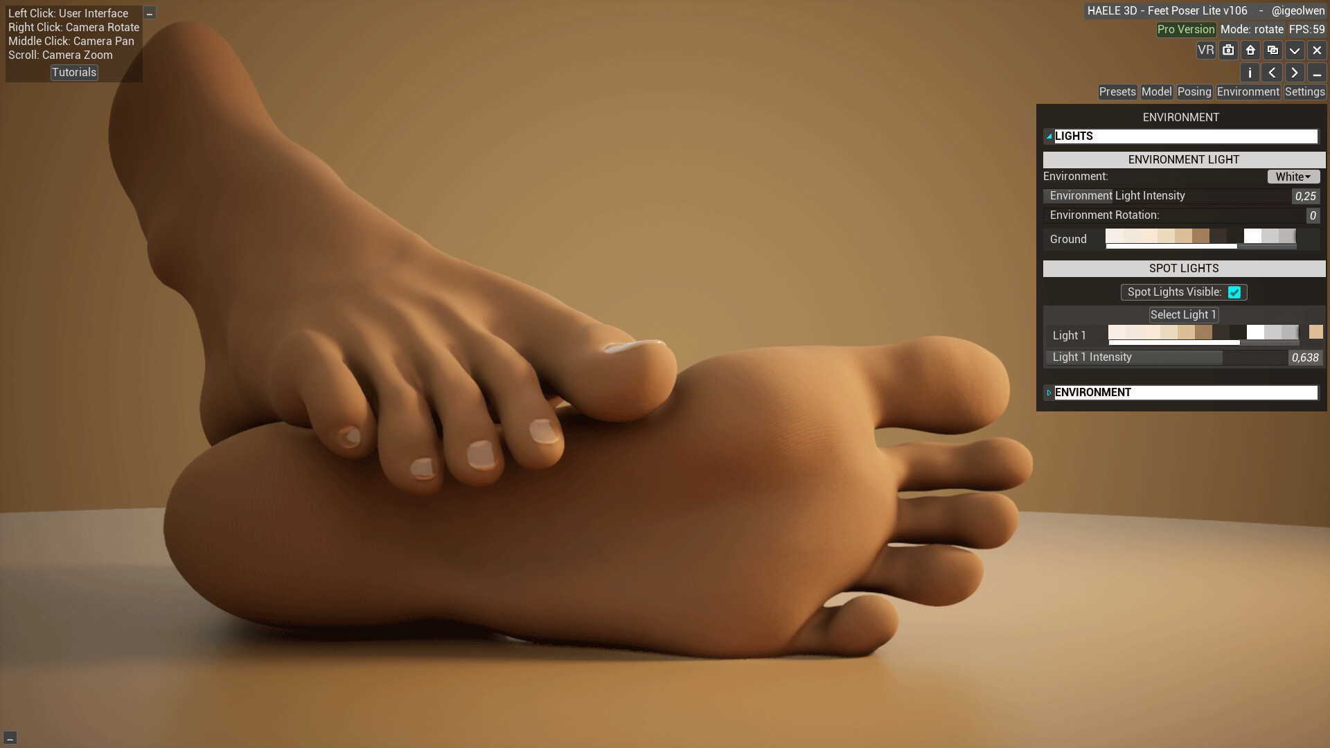 足部造型模拟器|官方中文|HAELE 3D - Feet Poser Lite - 16