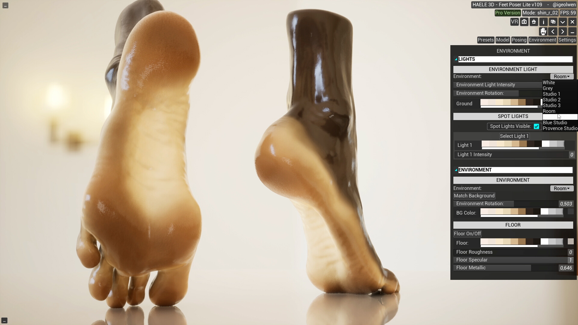 足部造型模拟器|官方中文|HAELE 3D - Feet Poser Lite - 10