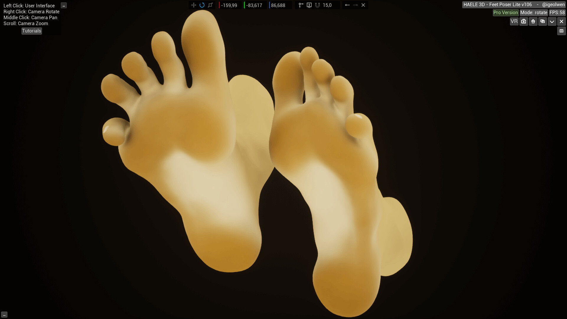 足部造型模拟器|官方中文|HAELE 3D - Feet Poser Lite - 9