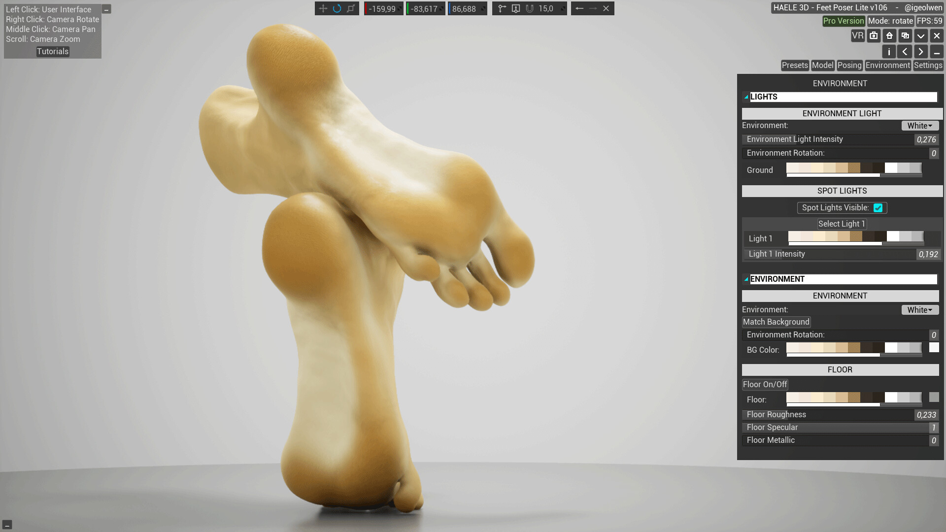 足部造型模拟器|官方中文|HAELE 3D - Feet Poser Lite - 13