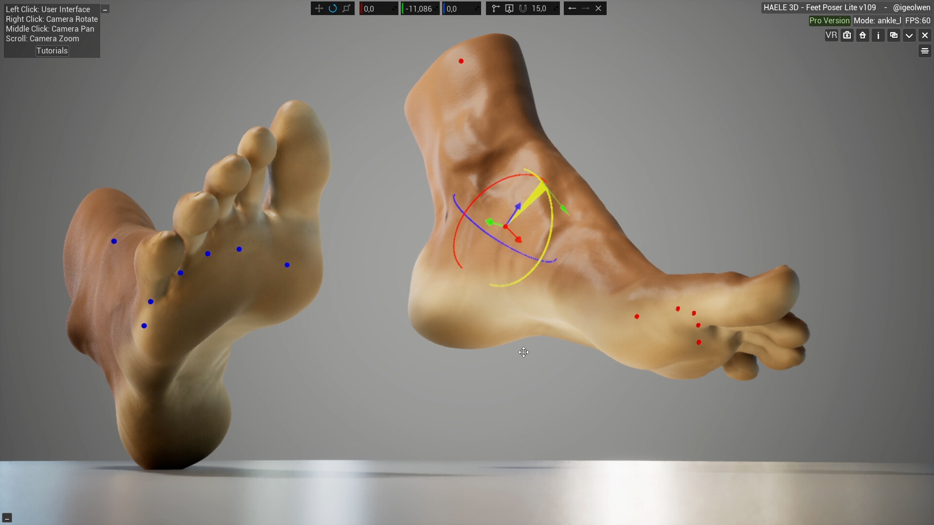 足部造型模拟器|官方中文|HAELE 3D - Feet Poser Lite - 2