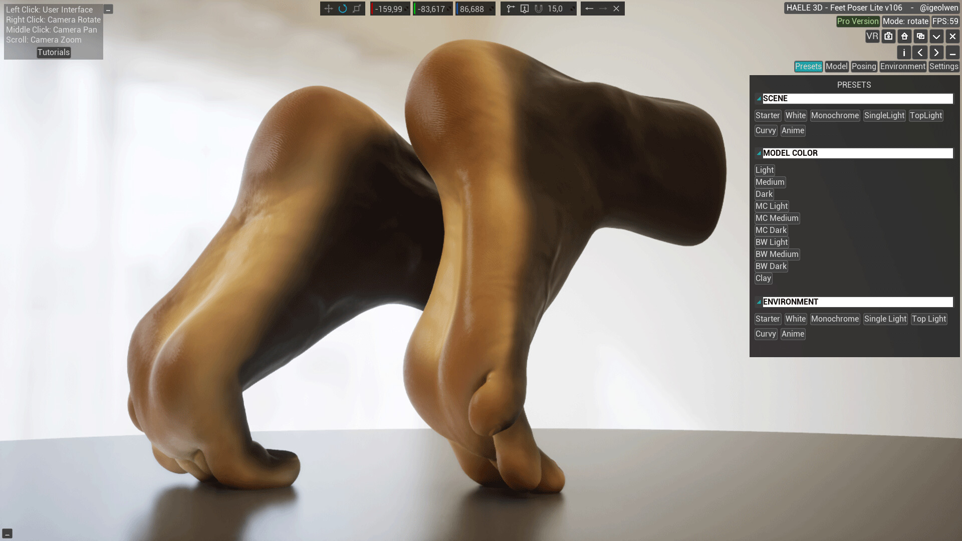 足部造型模拟器|官方中文|HAELE 3D - Feet Poser Lite - 8