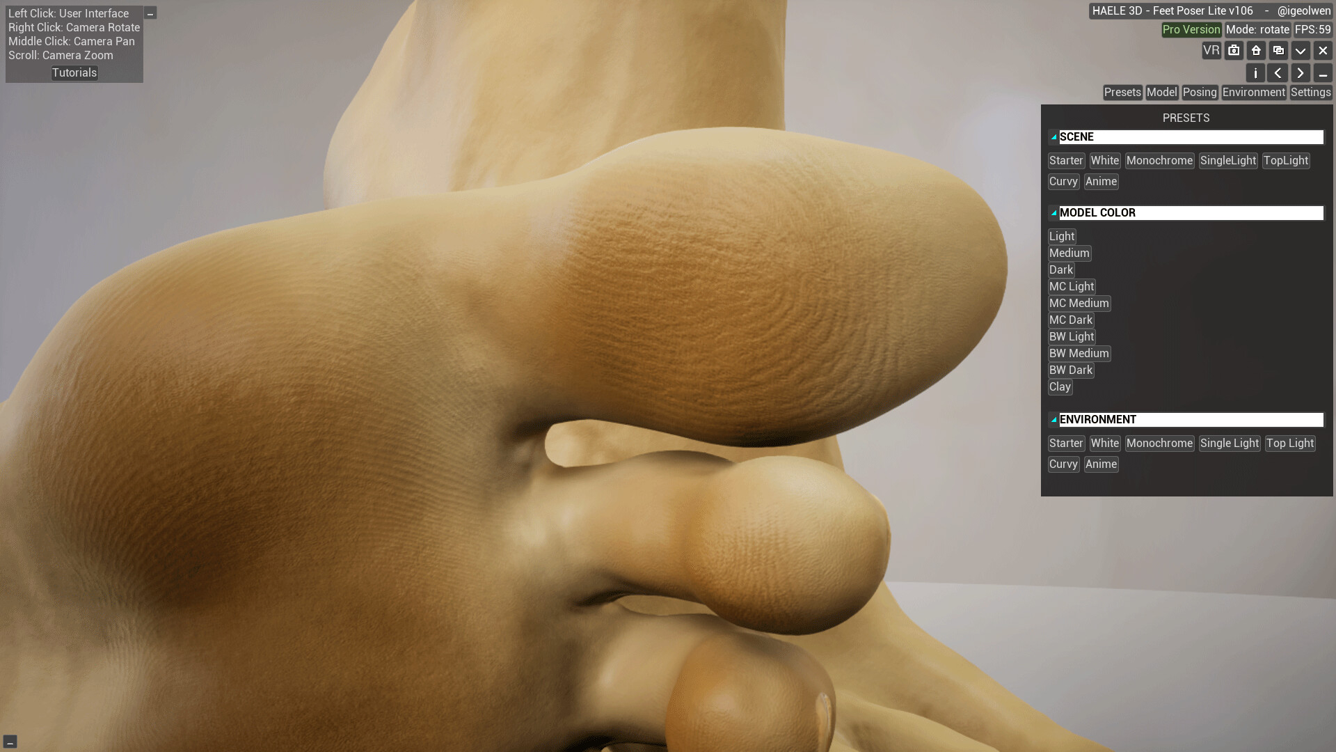 足部造型模拟器|官方中文|HAELE 3D - Feet Poser Lite - 15