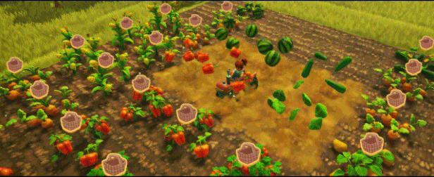 《Farm Together 2》中拖拉机画面动图