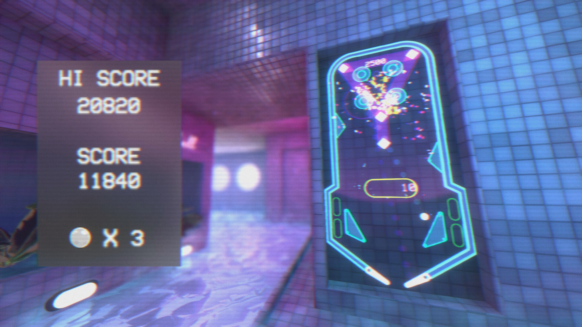 蒸汽波弹子球-Vaporwave Pinball