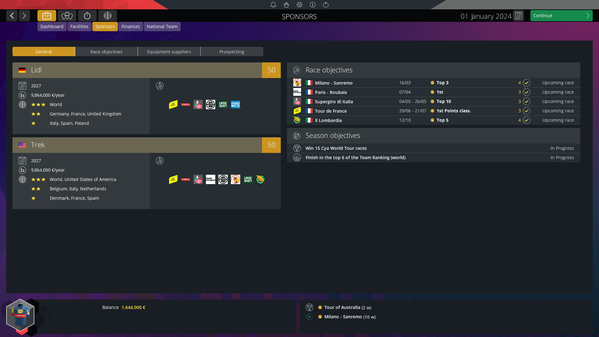 职业自行车队经理2024/Pro Cycling Manager 2024 截图 2