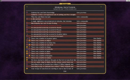 Dominions 4: Thrones of Ascension 截图 8