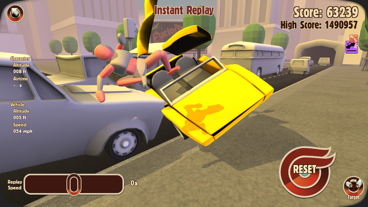 飞车英雄/Turbo Dismount™ 截图 1