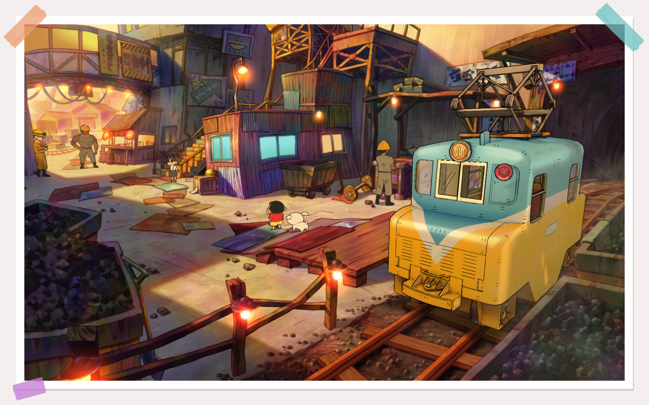 [安卓]蜡笔小新：煤炭镇的小白|Shin chan: Shiro and the Coal Town|steam移植版|官方中文|2.24G插图5vtavta