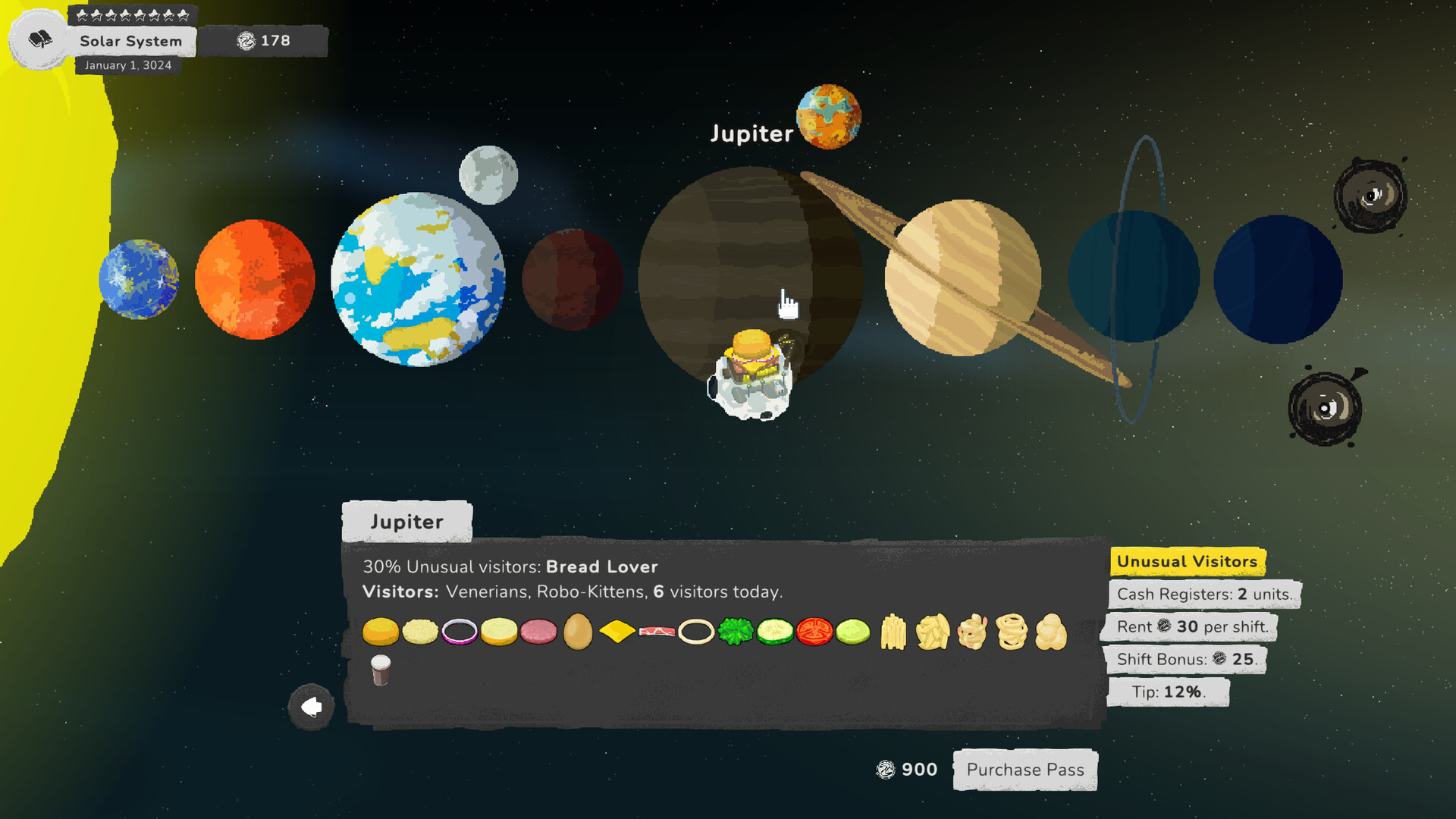 银河汉堡/Galaxy Burger 截图 5