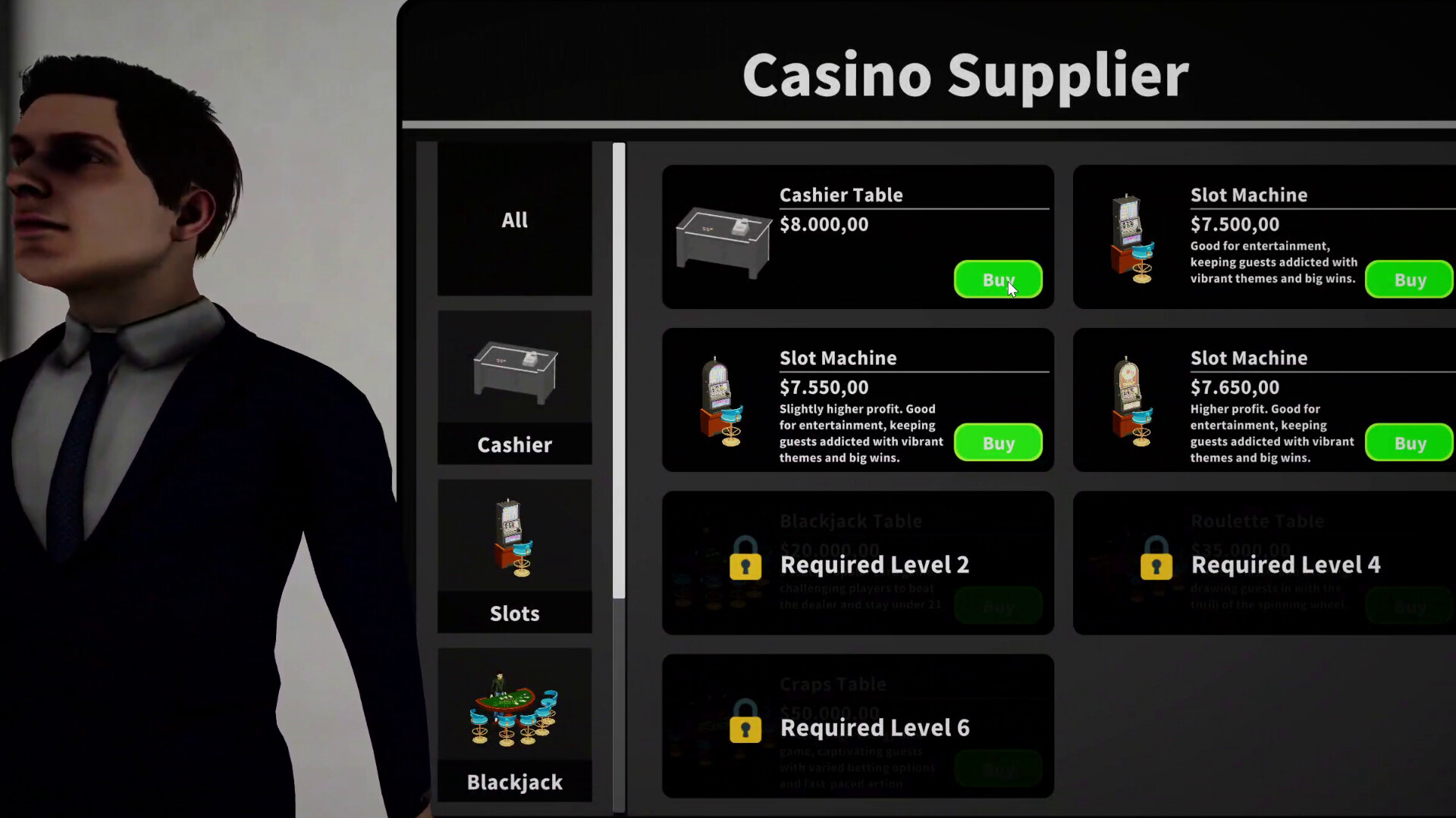 赌场经营模拟器/Casino Management Simulator 模拟游戏第5张-皮玩部落 赌场经营模拟器/Casino Management Simulator 模拟游戏