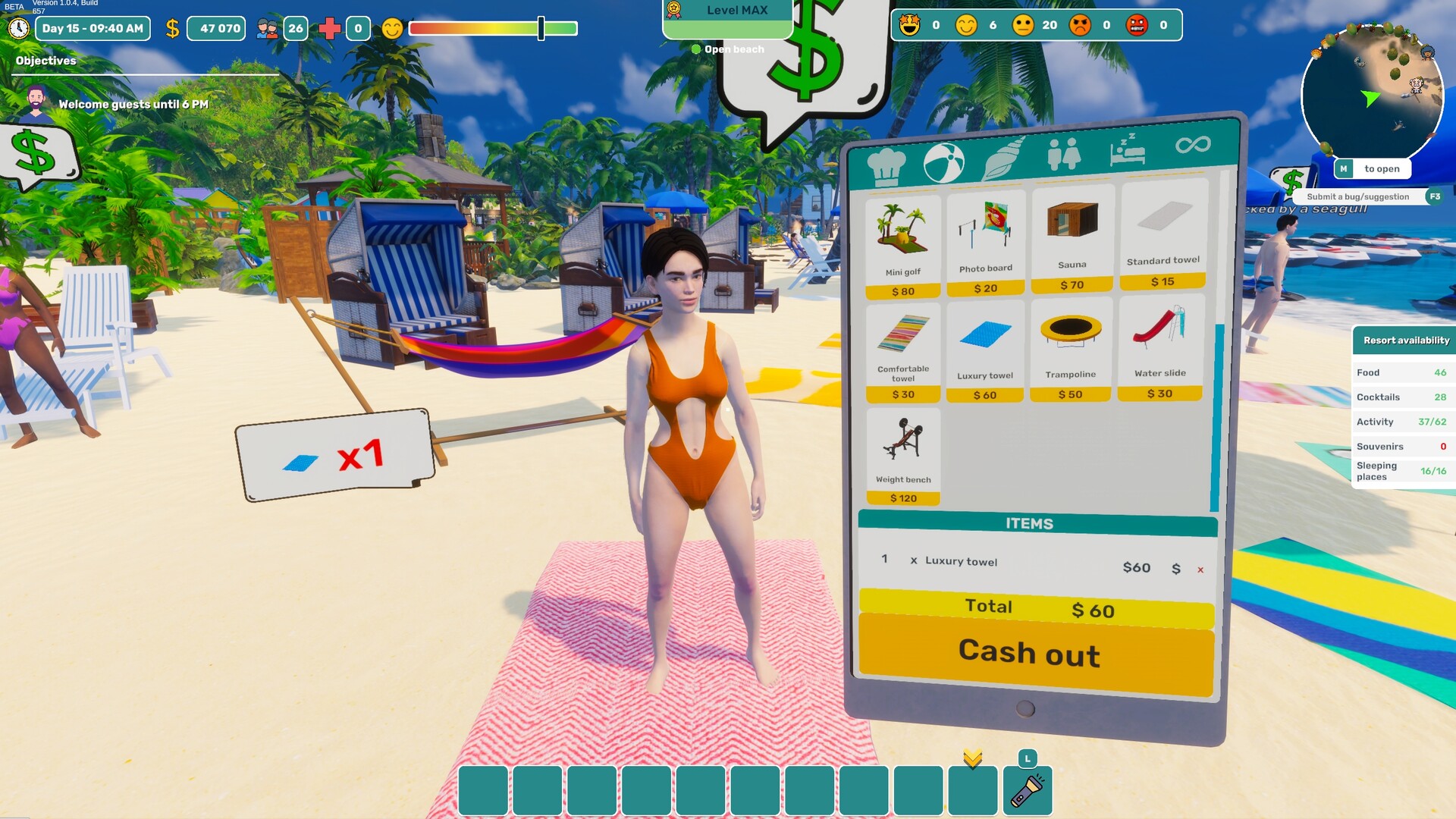 图片[4]-热带度假村经营模拟器 (天堂海滩模拟器)（Paradise Beach Simulator）Build.23380300[中文][4.44G]-极客游戏