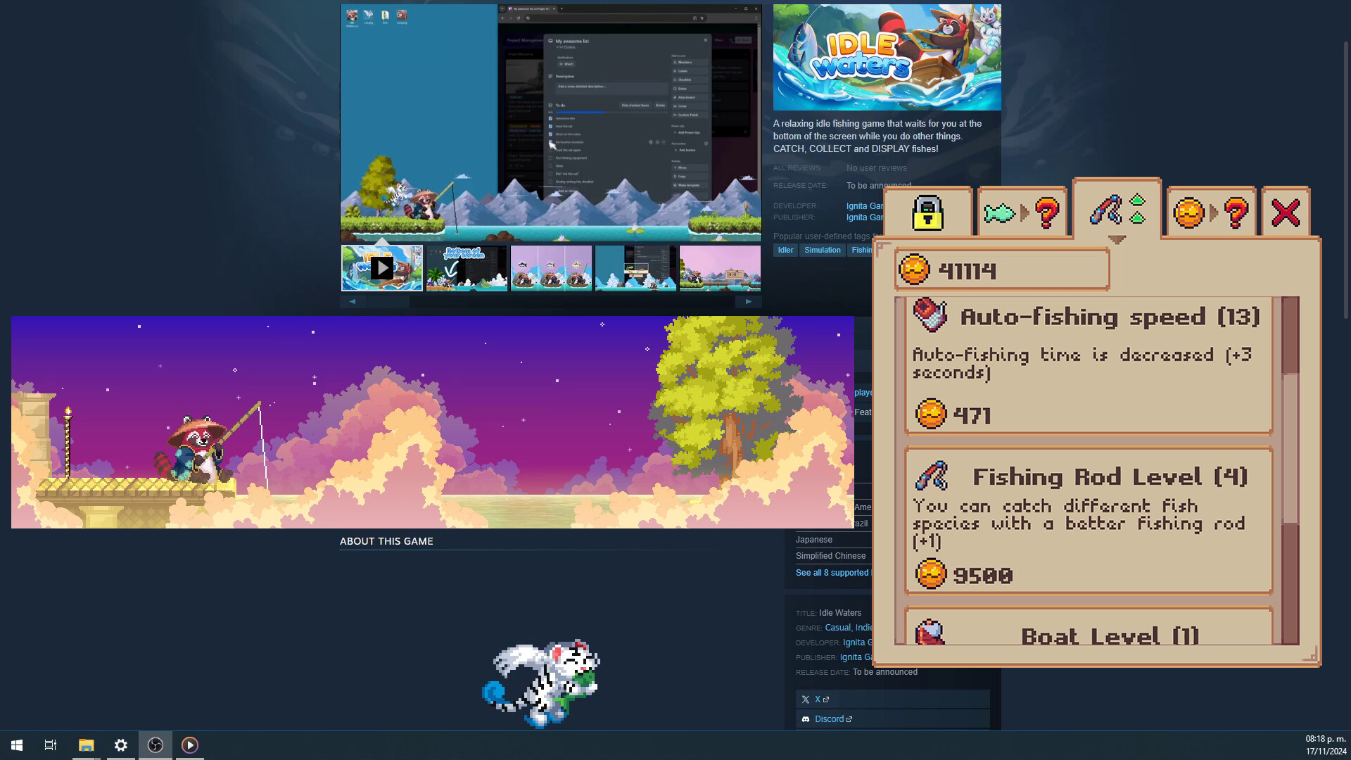 佛系鱼塘/Idle Waters 截图 4