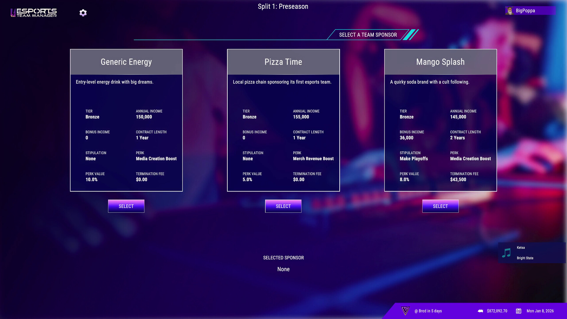 电竞战队经理/Esports Team Manager 截图 8
