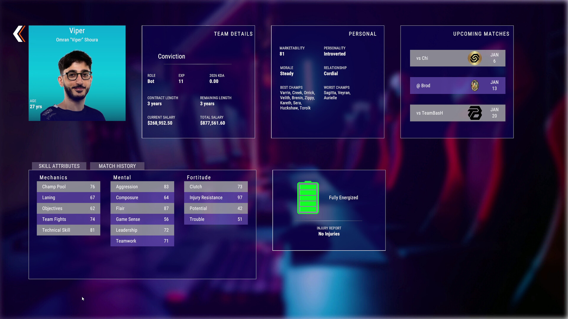 电竞战队经理/Esports Team Manager 截图 4