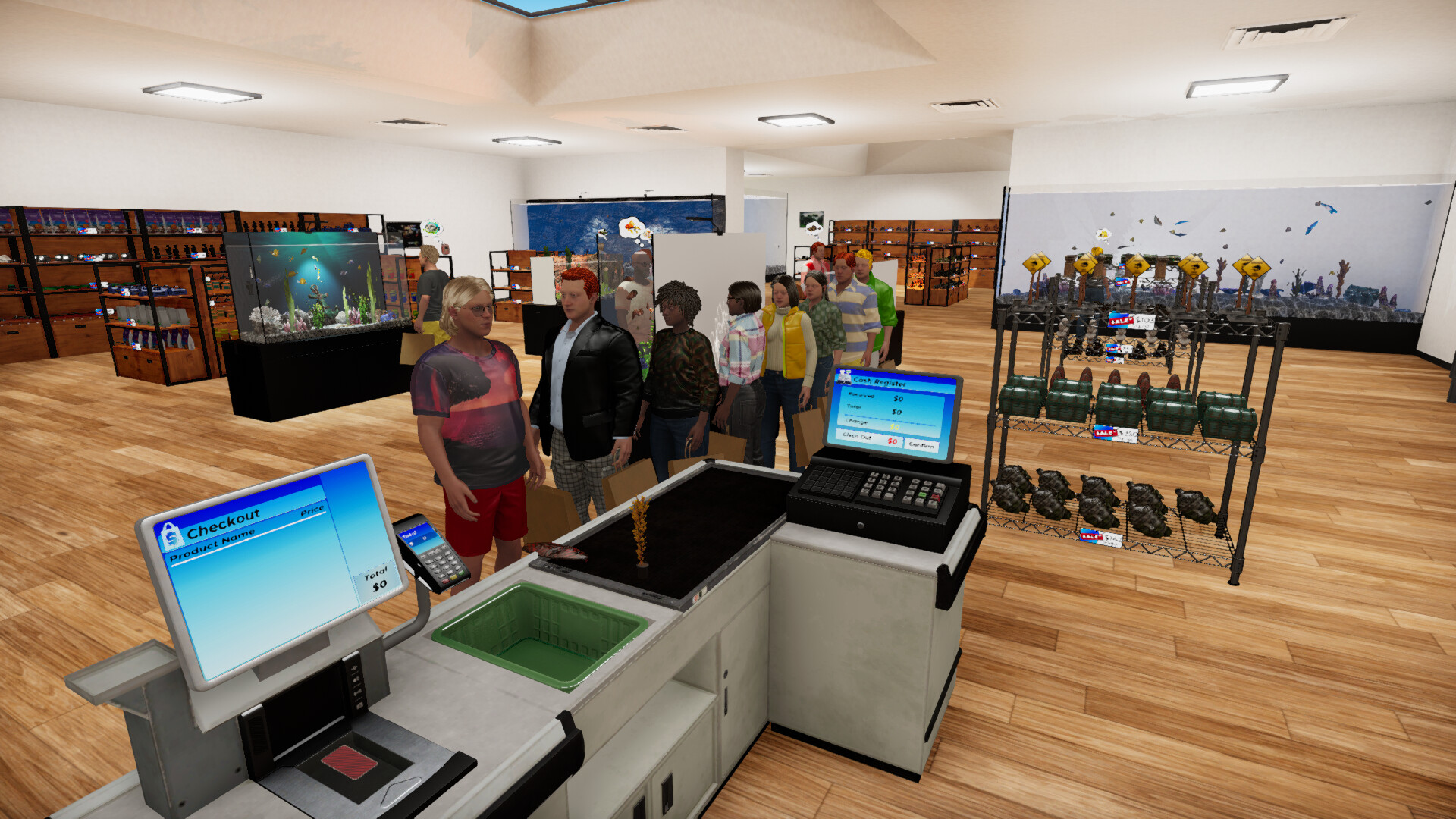 《水族店模拟器(Aquatic Store Simulator)》|Build 21900957|中文|免安装硬盘版