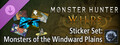 Monster Hunter Wilds - ชุดสติกเกอร์: มอนสเตอร์แห่งทุ่งสายลมหวน