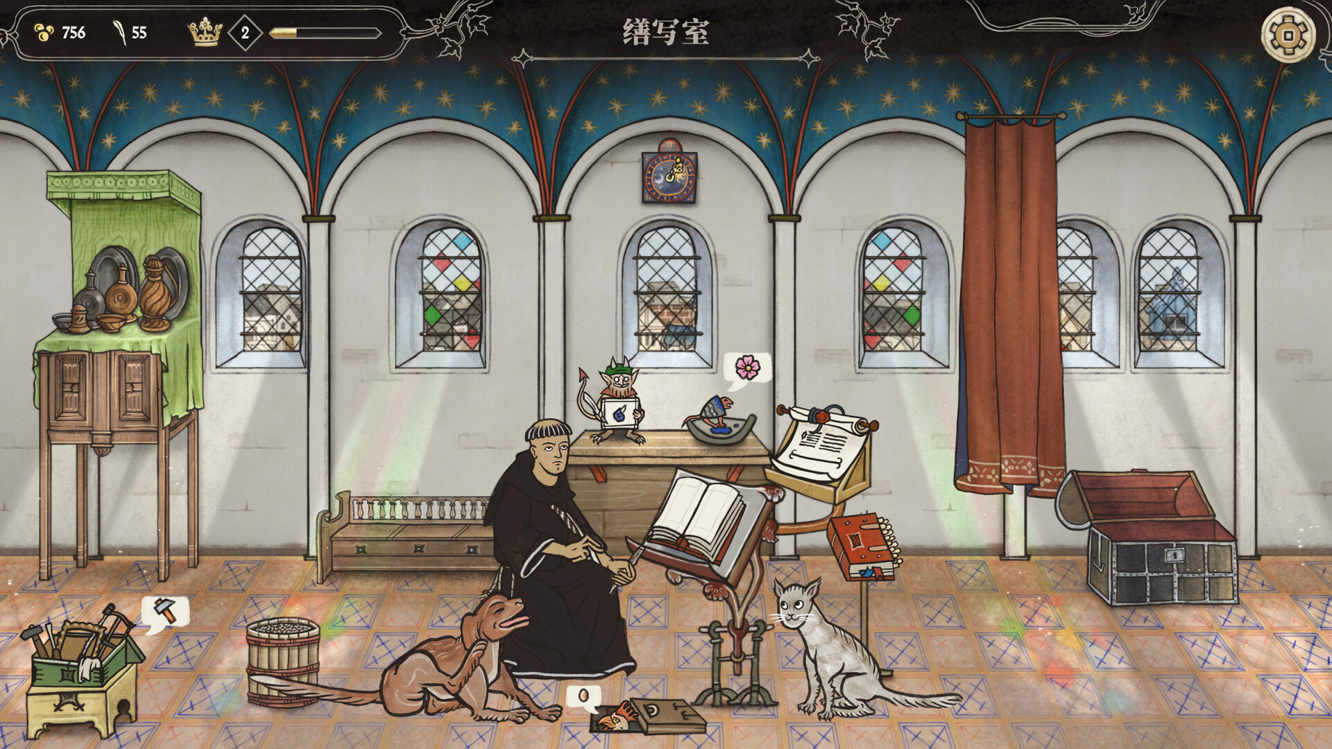 图片[6]-缮写室 ：羊皮卷大师（Scriptorium: Master of Manuscripts）免安装中文版下载-蒸汽游戏宝库 - 高质量Steam单机游戏下载站