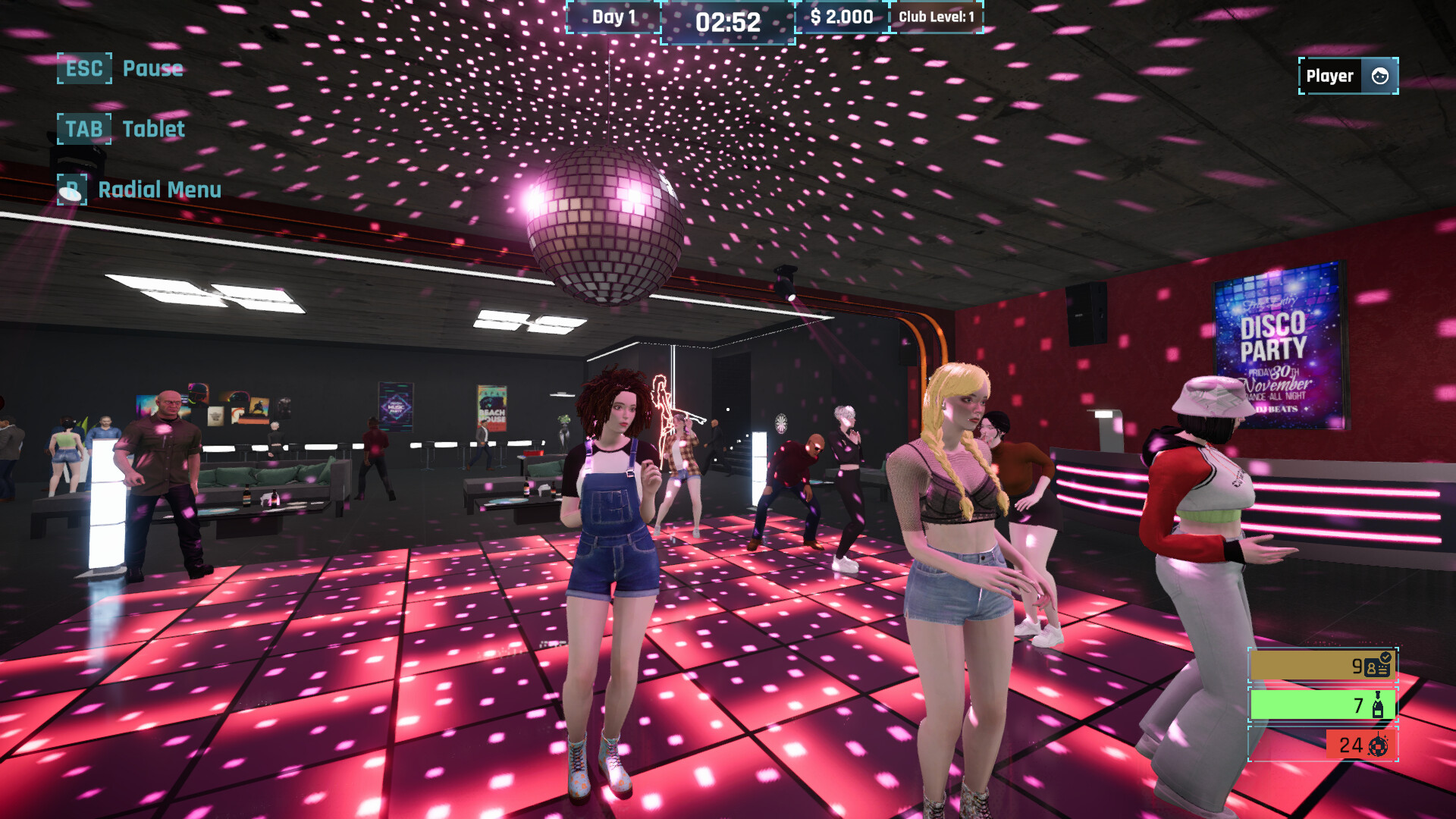 图片[8]-夜店模拟器：派对之王（Night Club Simulator: Party King）Build.25444819 [中文][6.8G]-极客游戏