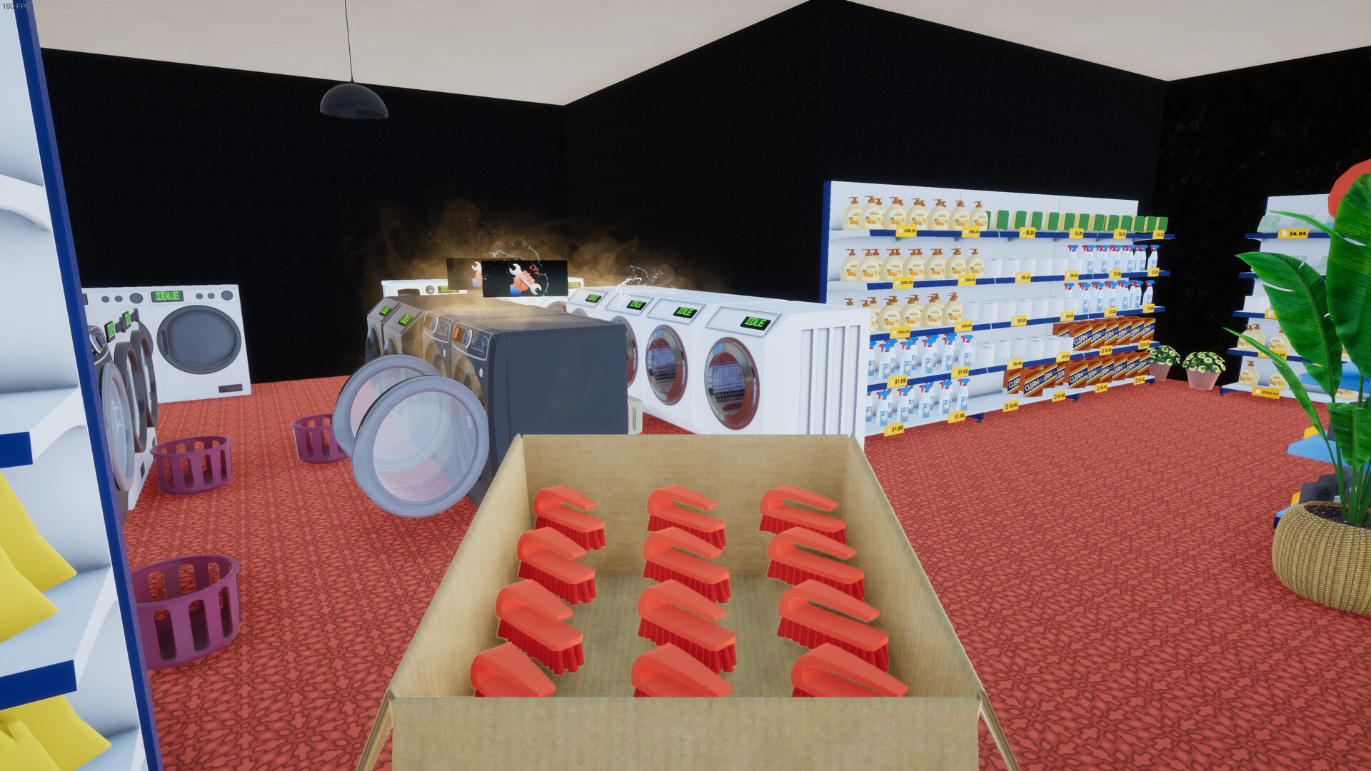 洗衣店模拟器:洗刷刷!(Laundry & Supermarket Simulator)绿色版|百度云迅雷下载