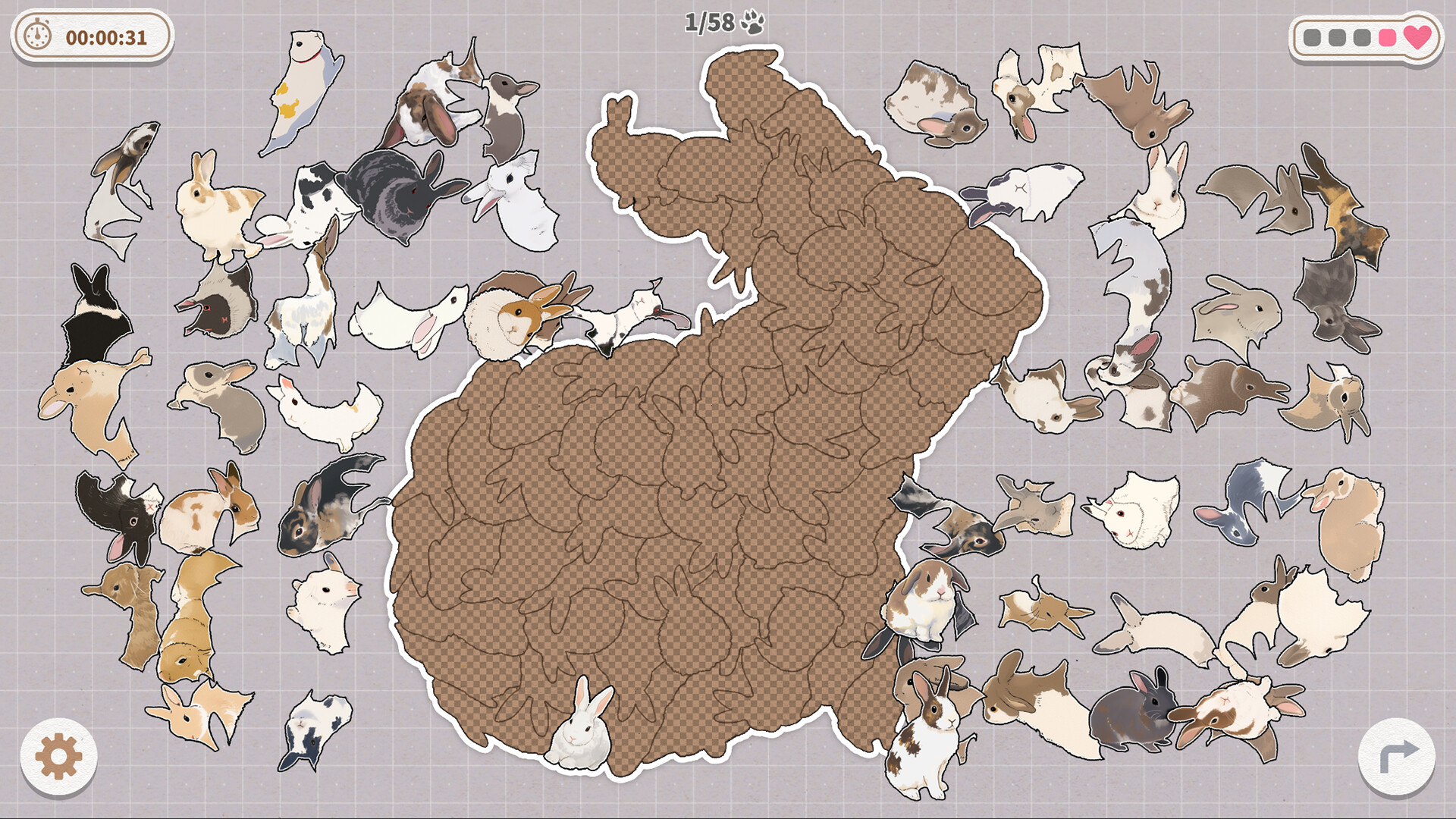 挤在一起的兔兔|官方中文|Bunnies Huddled Together - 9