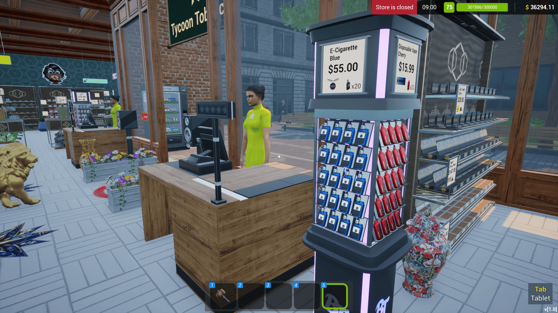 《烟店模拟器(Tobacco Shop Simulator)》|v1.02+STEAM联机补丁|中文|免安装硬盘版 《烟店模拟器(Tobacco Shop Simulator)》|v1.02+STEAM联机补丁|中文|免安装硬盘版