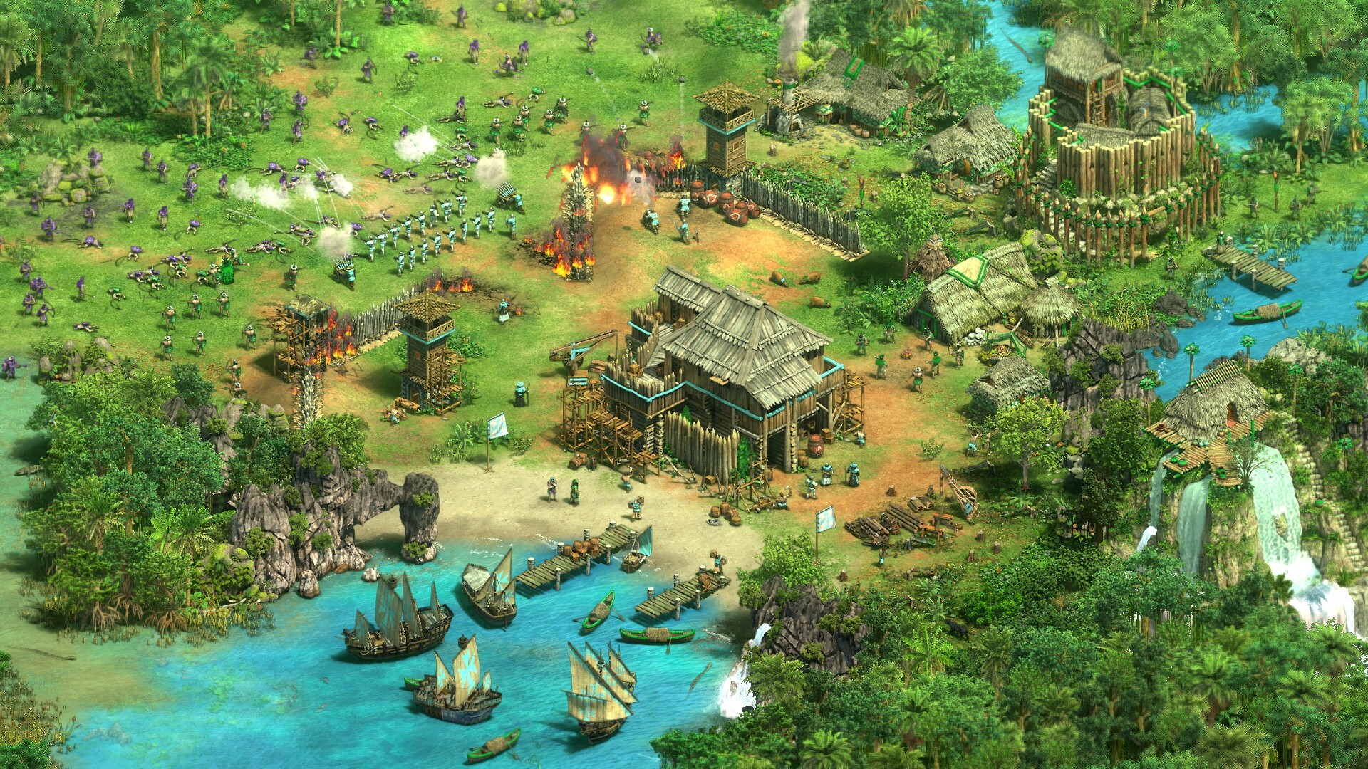 《帝国时代2：决定版(Age of Empires II: Definitive Edition)》|v169123+后的酋长DLC+全DLC+STEAM联机补丁+修改器|中文-国语发音|免安装硬盘版
