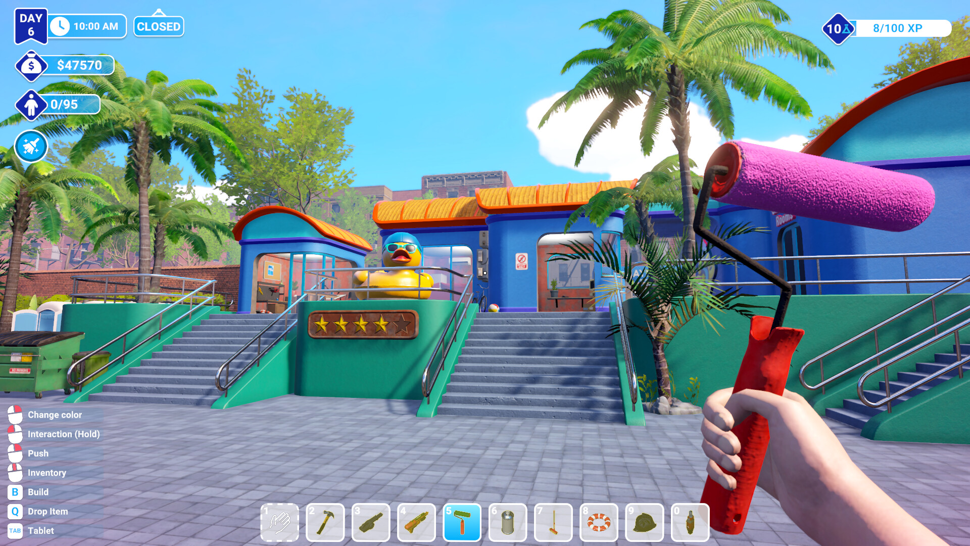 水上乐园模拟器/Waterpark Simulator Build.19711306|模拟经营|容量7.2G|免安装绿色中文版|支持键盘.鼠标-小辉娱乐网
